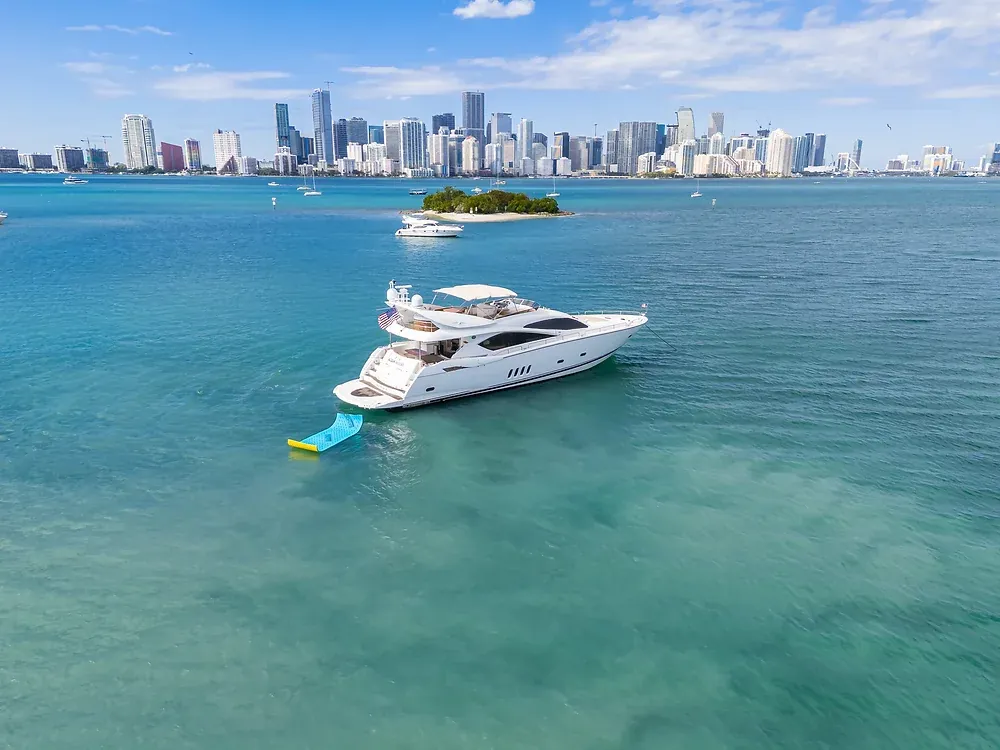 AQUA with Jacuzzi Miami yacht charter boat
